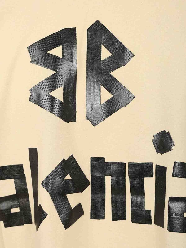 T-Shirt - Beige shop online: BALENCIAGA