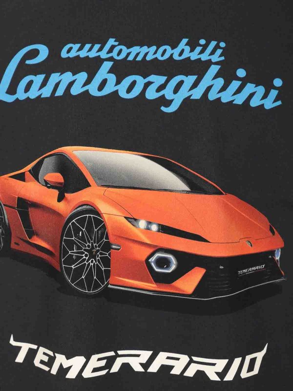 The Best Shops BALENCIAGA: t-shirts - | Automobili Lamborghini Oversized T-Shirt