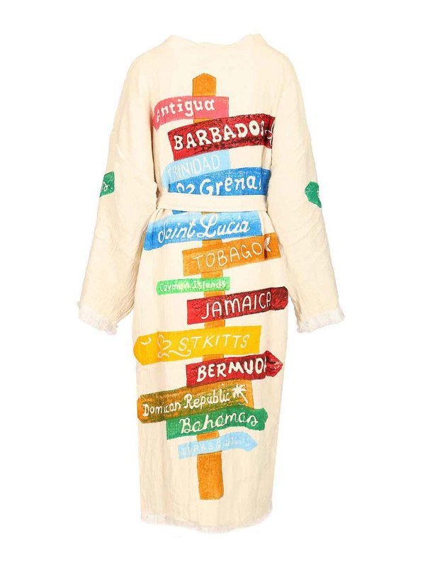 DILAN KAYHAN: cappotti lunghi online - Bahamas Kimono