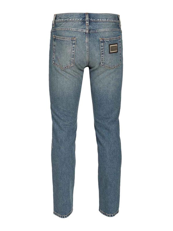 DOLCE & GABBANA: Bootcut online - Bootcut Jeans - Blau
