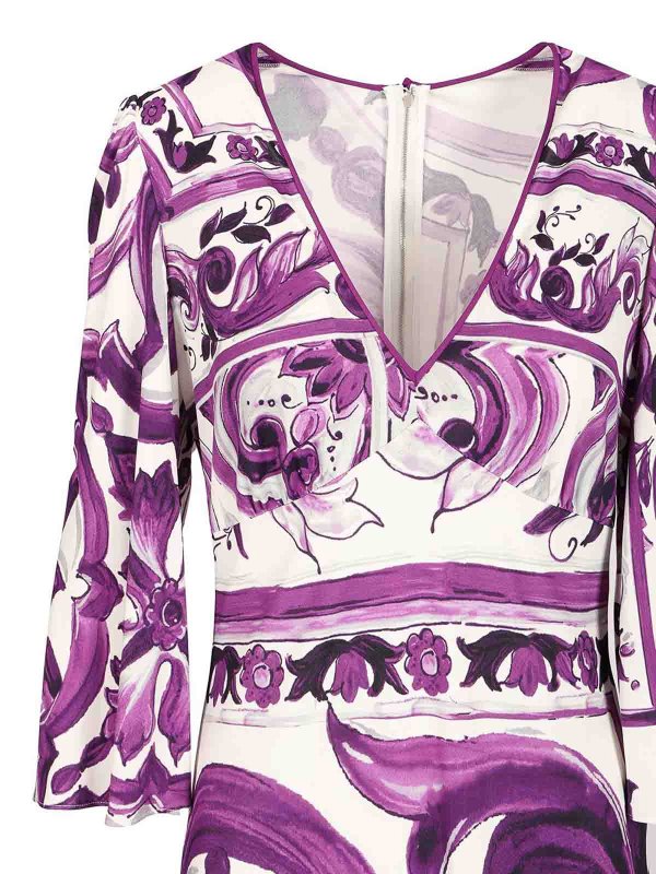 イブニングドレス - 紫 shop online: DOLCE & GABBANA