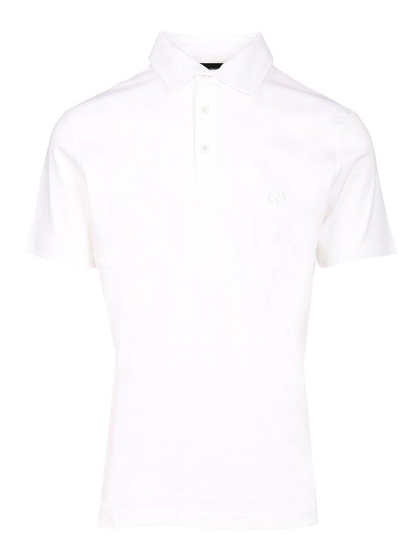 GIORGIO ARMANI: Poloshirts - Poloshirt - Weiß