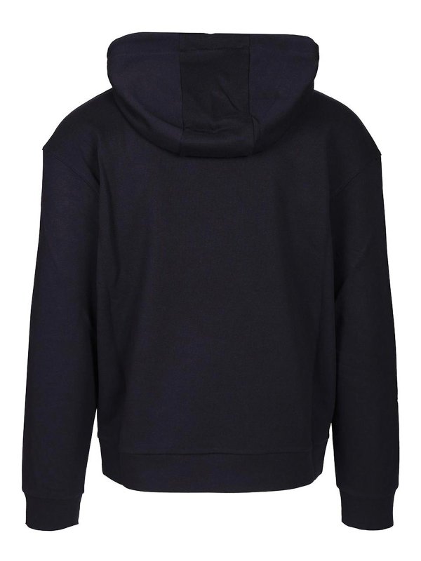 GIORGIO ARMANI: Sweatshirts & Sweaters online - Cotton And Cashmere Hooded Sweatshirt