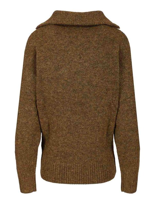 Isabel Marant Etoile: maglia collo rotondo online - Maglione allacciato