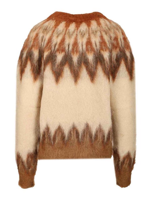 Isabel Marant Etoile: Suéteres con cuello pico online - Suéter Cuello Redondo - Multicolor