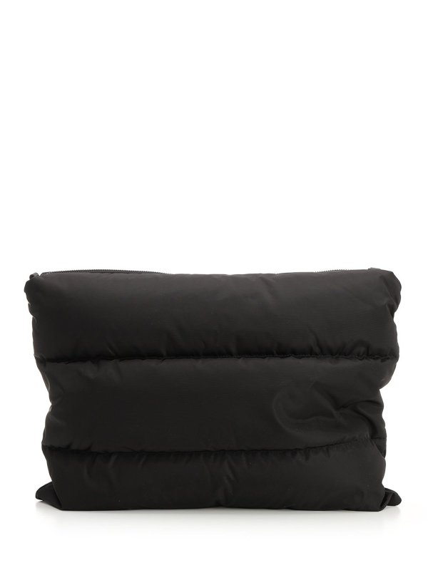 The Best Shops MONCLER: Sacs ordinateur & Mallettes - Manteau En Cuir - Noir