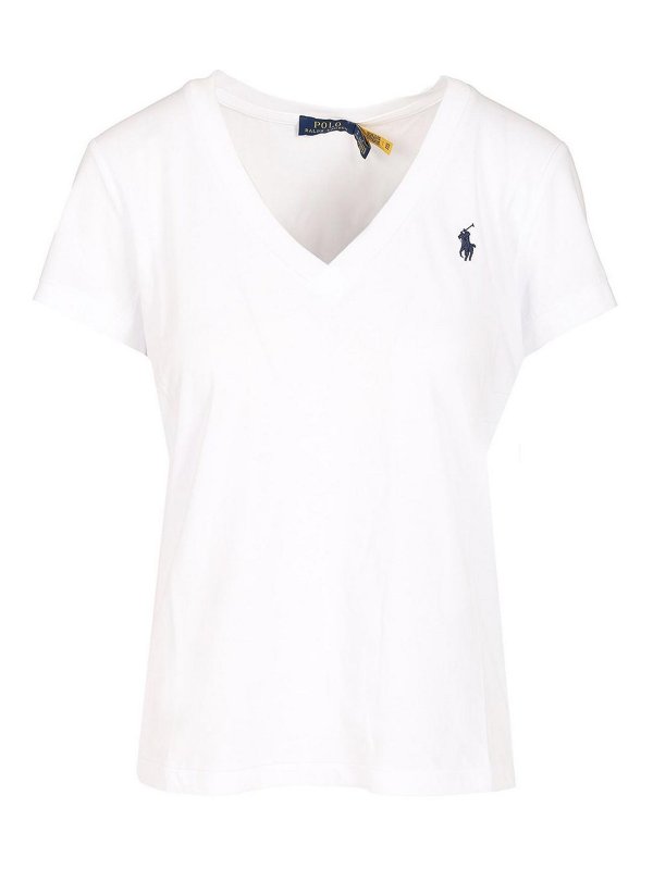 POLO RALPH LAUREN: T-shirts - T-Shirt - Weiß