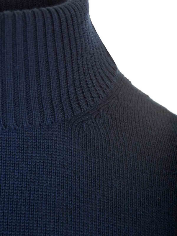 The Best Shops BALLANTYNE: Suéteres con cuello pico - Suéter Cuello Redondo - Azul