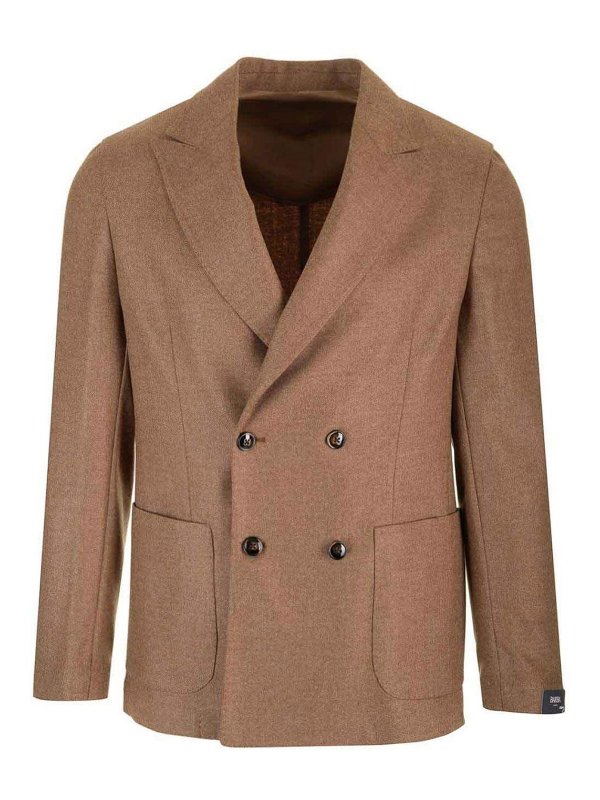 BARBA: casual jackets - Easy Double Breasted Jacket