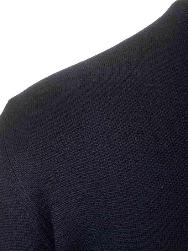 Rundhalspullover - Blau shop online: BARBA