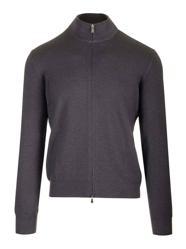 BARBA: カーディガン - カーディガン - グレー