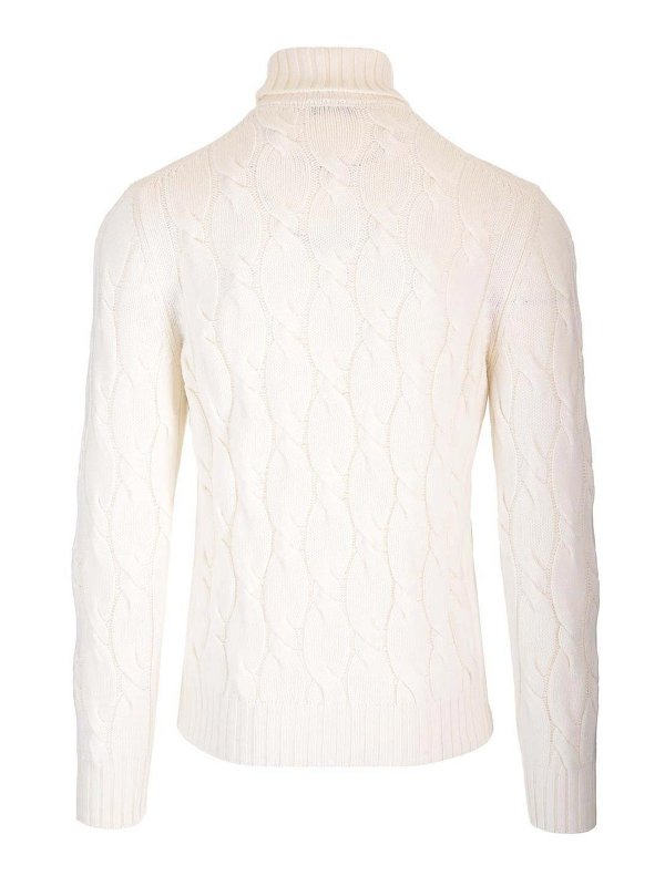 BARBA: クルーネック online - クルーネック - 白