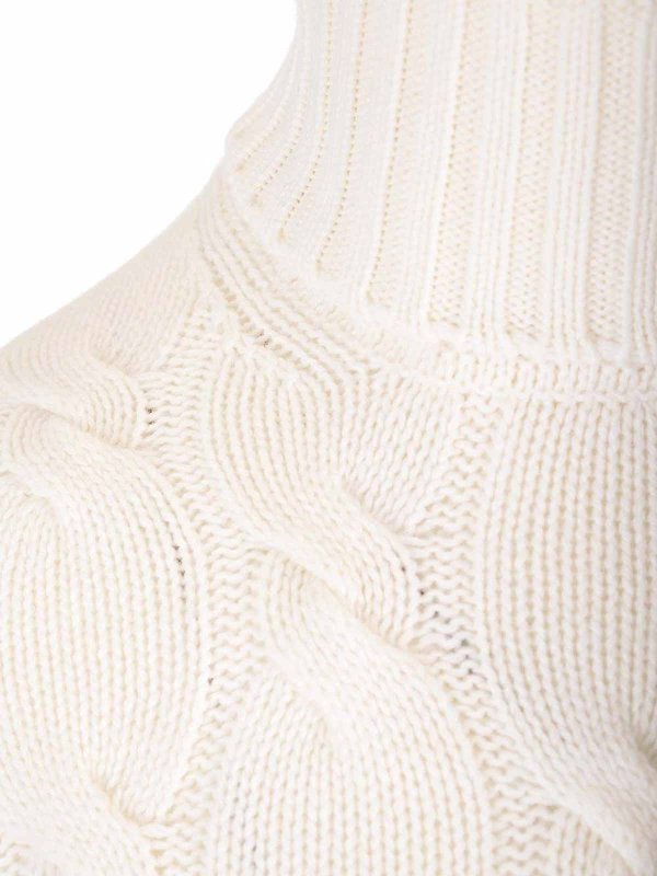 The Best Shops BARBA: クルーネック - クルーネック - 白