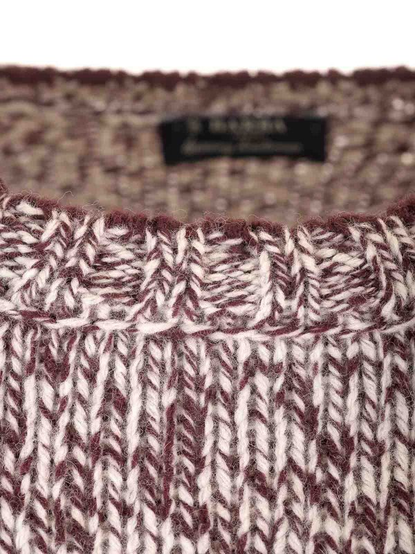 The Best Shops BARBA: Strickpullover mit Rundhalsausschnitt - Rundhalspullover - Bunt