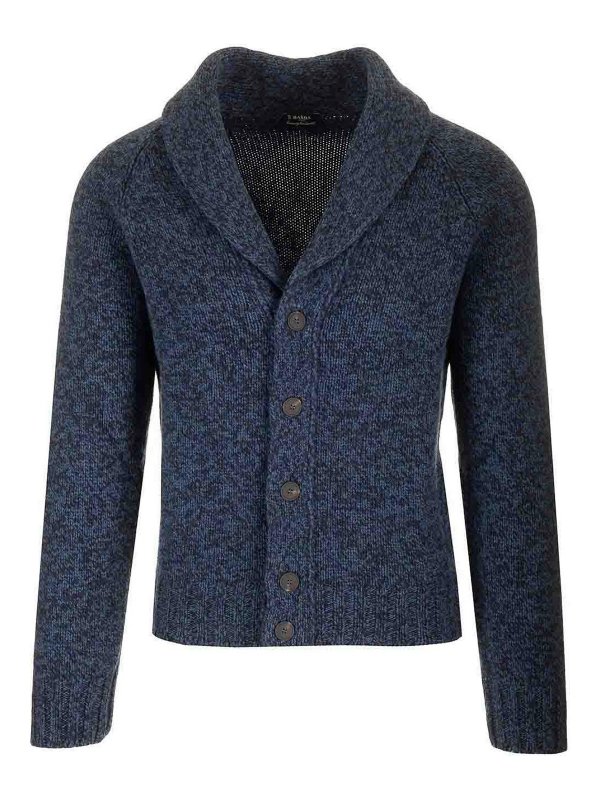 BARBA: Cardigans - Cardigan - Blau