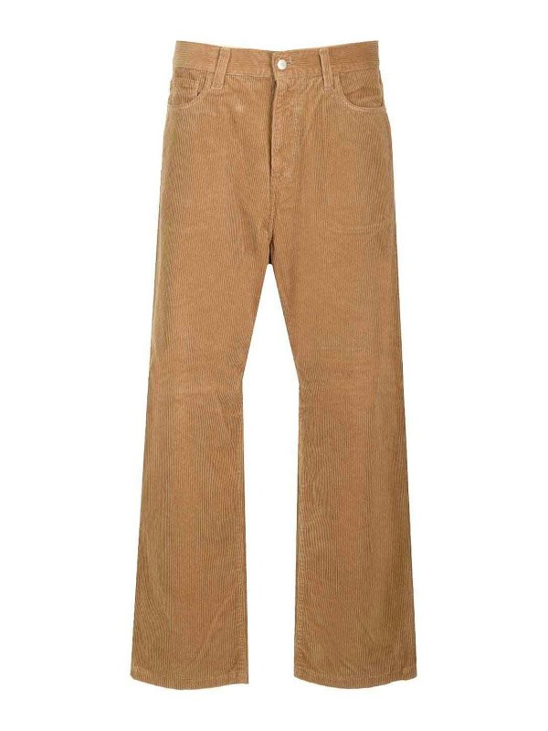 CARHARTT: casual trousers - Landon Pant  Corduroy Peanut Rinsed