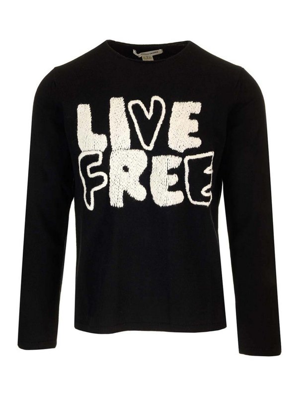 COMME DES GARCONS: クルーネック - クルーネック - Live Free
