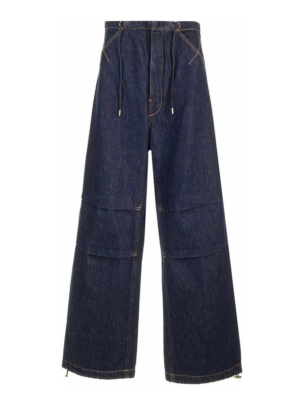 DARKPARK: flared jeans - Daisy Military Trousers