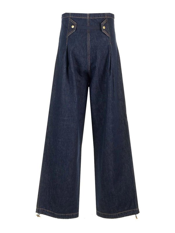 DARKPARK: flared jeans online - Daisy Military Trousers