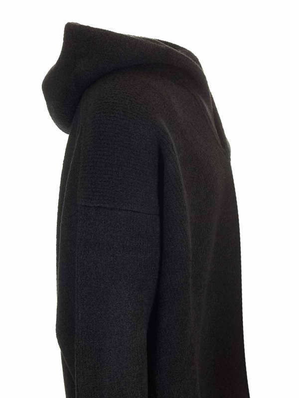 The Best Shops FEAR OF GOD: Sweatshirts & Sweaters - Merino Polo Hoodie