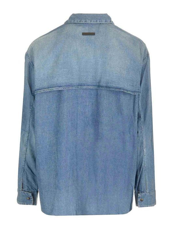 FEAR OF GOD: camicie online - Camicia di denim sfiata