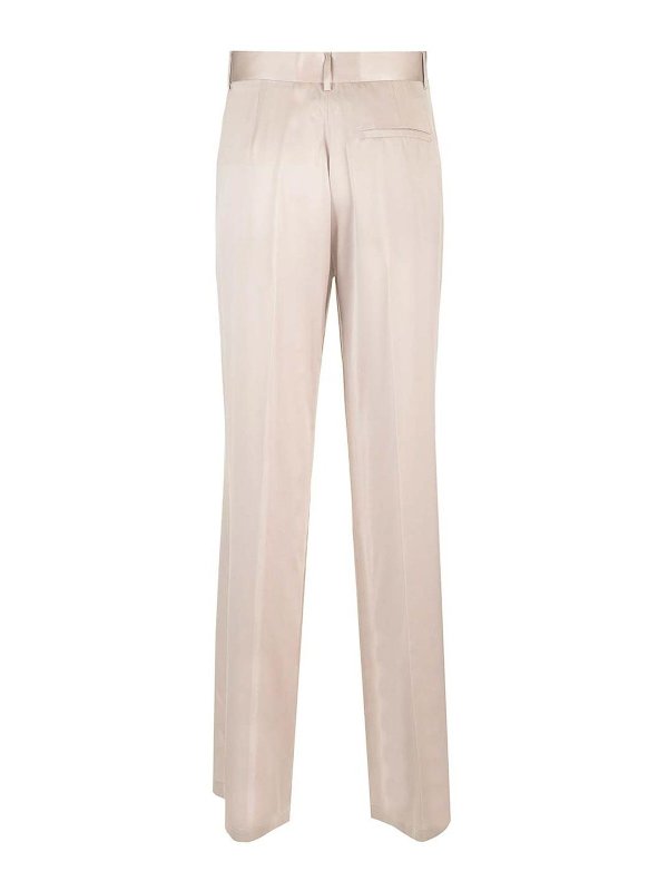 FORTE FORTE: Pantaloni sartoriali online - Pantaloni di raso di seta