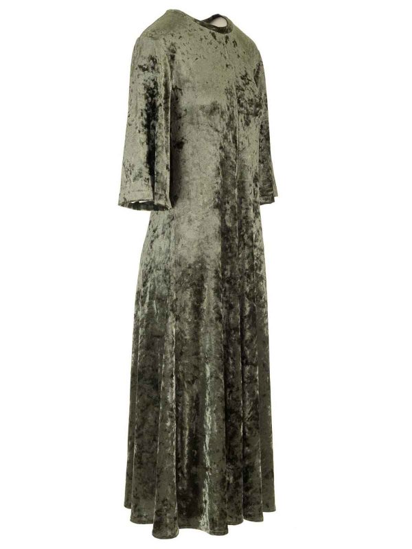 The Best Shops FORTE FORTE: maxi dresses - Stretch Velvet Dress