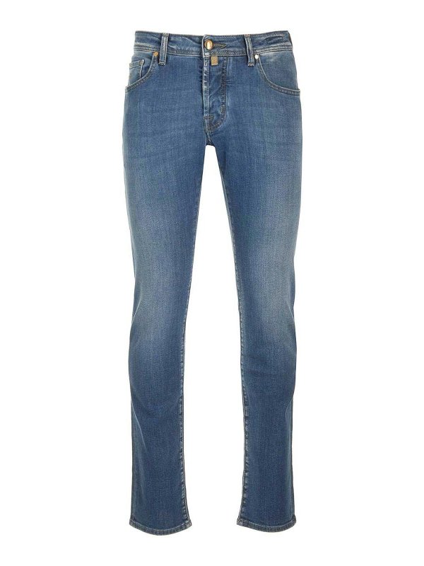 JACOB COHEN: Bootcut - Bootcut Jeans - Blau