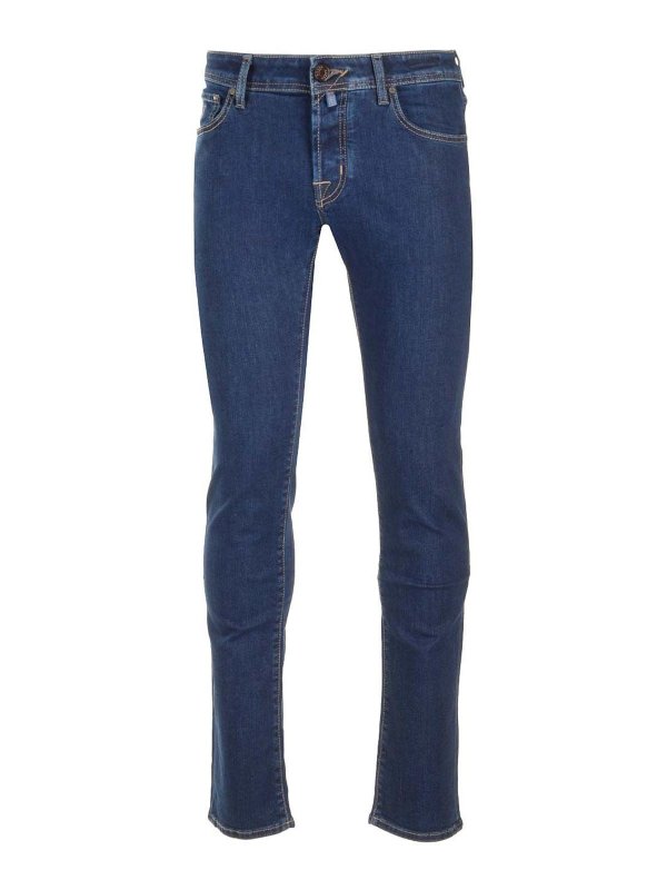 JACOB COHEN: Bootcut - Bootcut Jeans - Blau