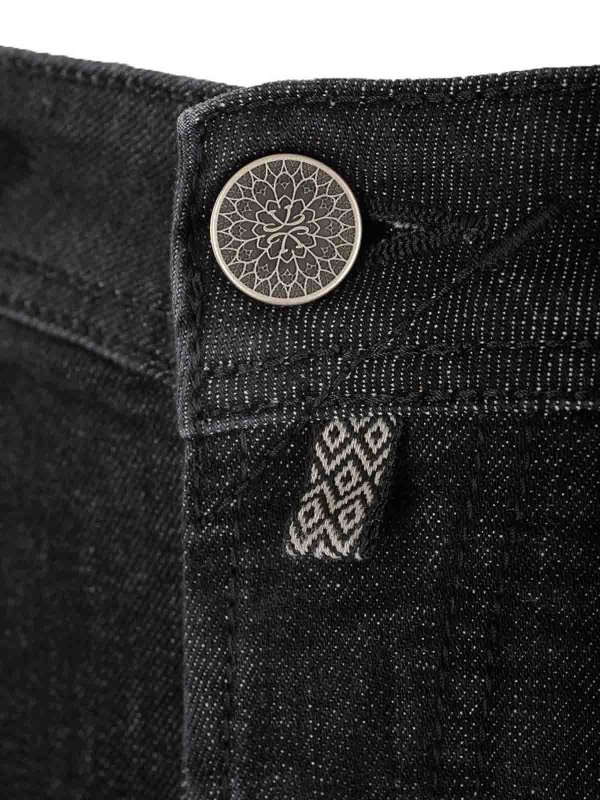 The Best Shops JACOB COHEN: ブーツカットジーンズ - ブーツカットジーンズ - 黒