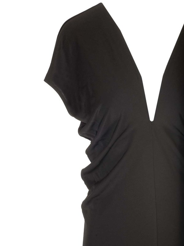 マキシドレス - 黒 shop online: KHAITE