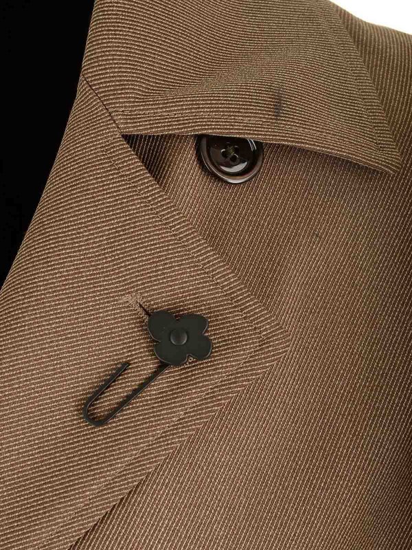 LARDINI buy online Kurzer Mantel - Braun