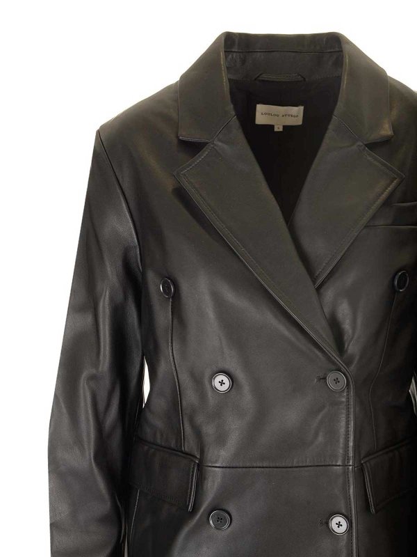 カジュアルジャケット - 黒 shop online: LOULOU STUDIO