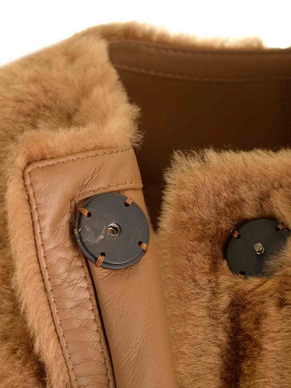 The Best Shops Max Mara: Shearling Reversible Coat