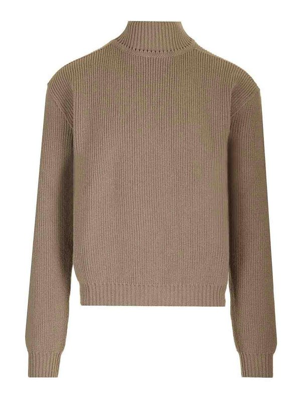 RICK OWENS: crew necks - Turtleneck Sweater
