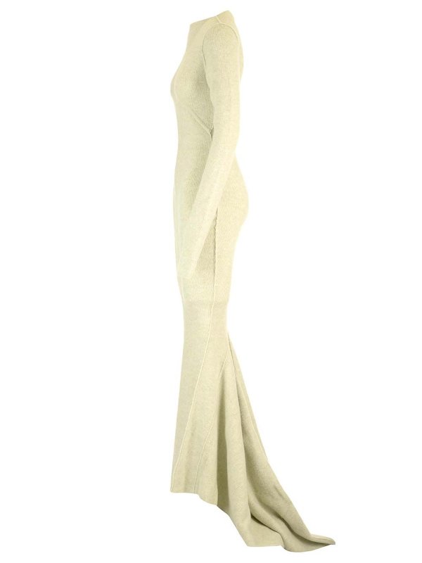 The Best Shops RICK OWENS: maxi dresses - Ribbed Knit Mermaid Dress