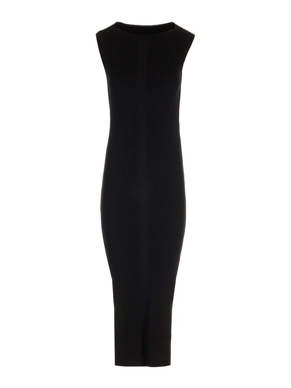 RICK OWENS: マキシドレス - マキシドレス - 黒