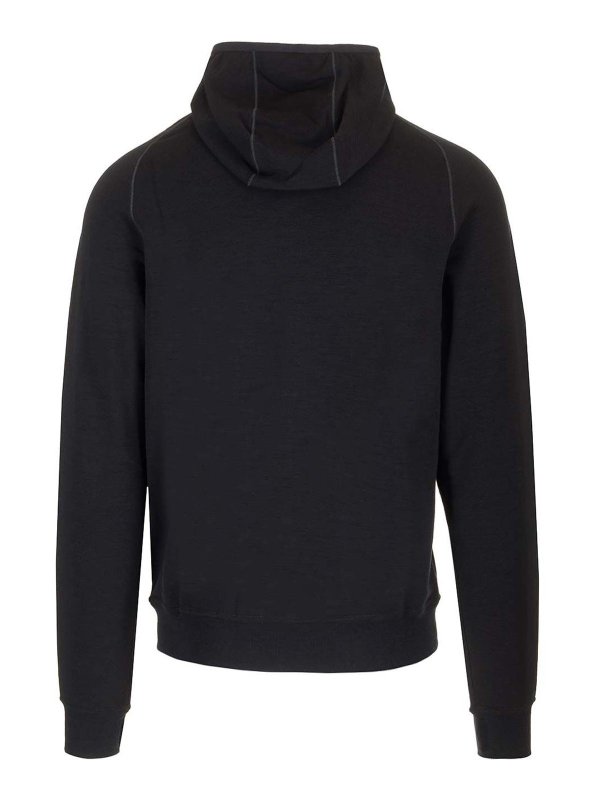 STONE ISLAND: Sweatshirts & Sweaters online - Wool And Cotton Zip-Up Fleece