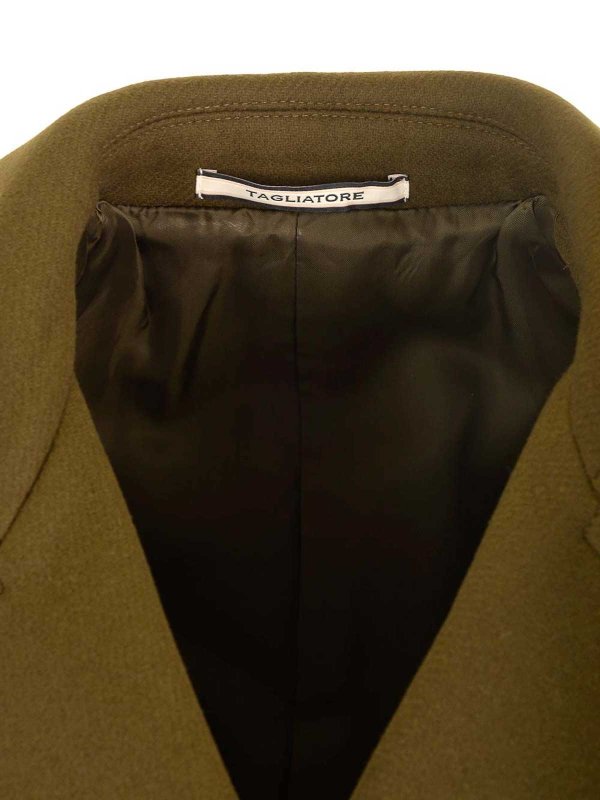 ショートコート - 緑 shop online: TAGLIATORE