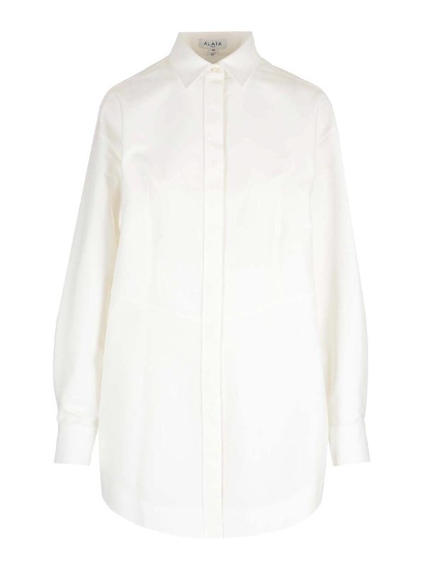 Alaïa: short dresses - Shirt Dress