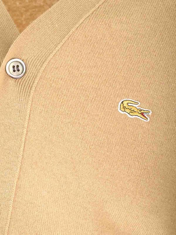 The Best Shops COMME DES GARCONS: cardigans - Beige Cardigan X La Coste