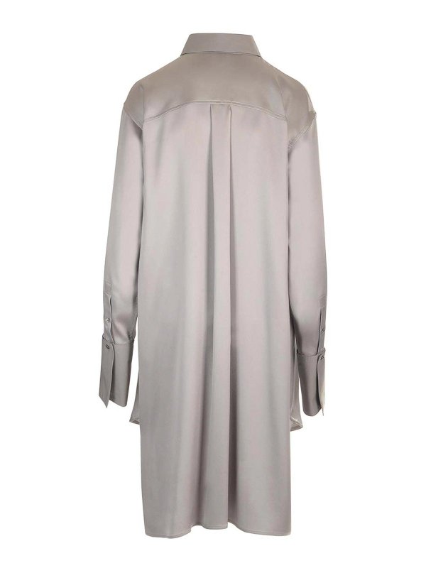 LOEWE: short dresses online - Unstructured Silk Shirtdress