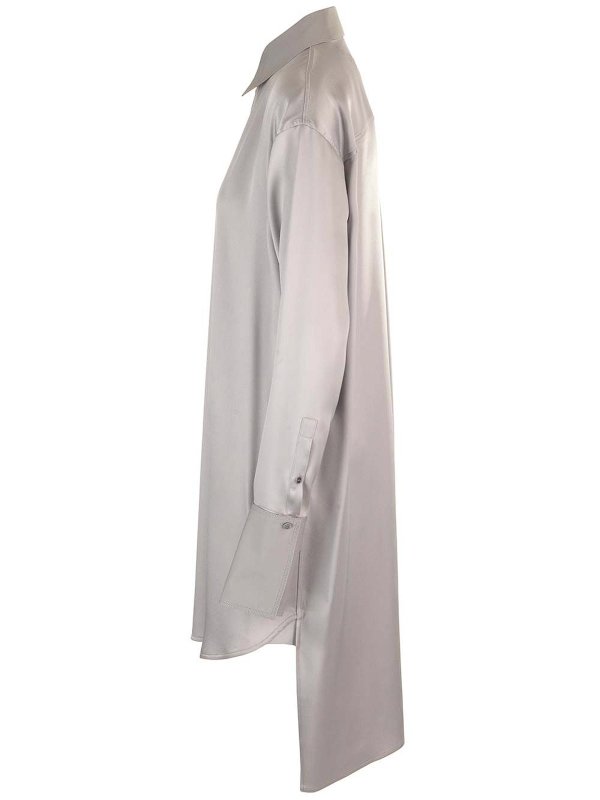 The Best Shops LOEWE: short dresses - Unstructured Silk Shirtdress