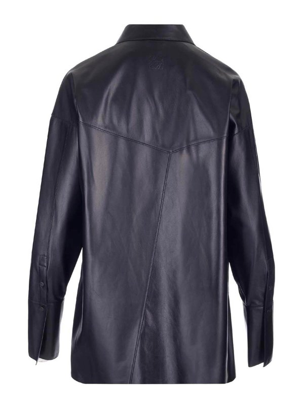 LOEWE: shirts online - Nappa Oversize Shirt