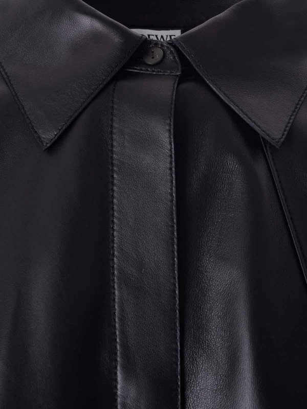 The Best Shops LOEWE: shirts - Nappa Oversize Shirt