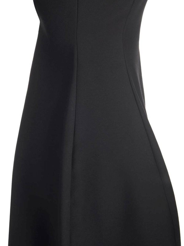 Abito in crepe di seta e lana shop online: LOEWE