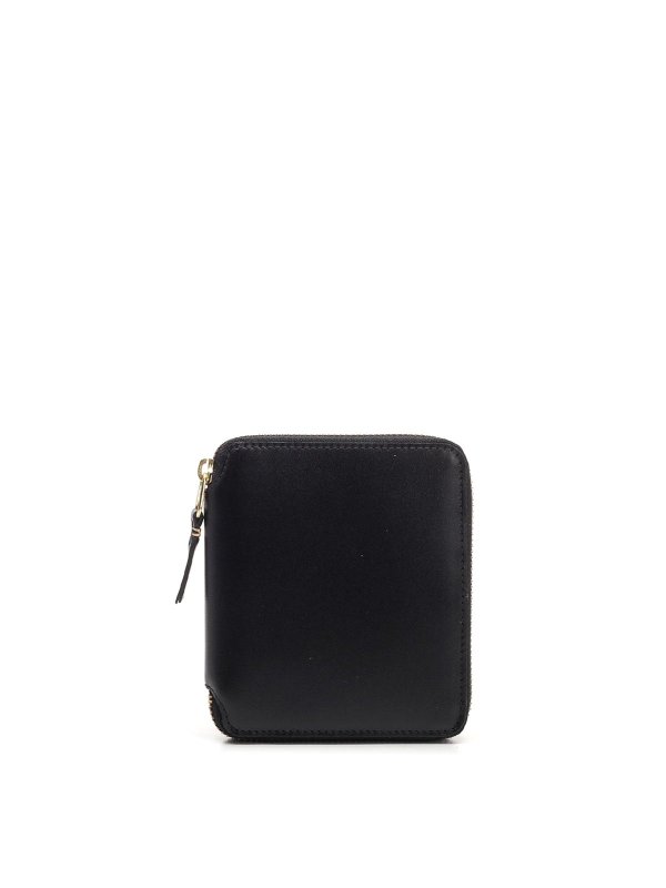COMME DES GARCONS: wallets & purses - Black Compact Wallet