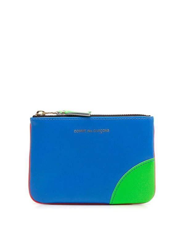 COMME DES GARCONS: portafogli - Borsa per monete in pelle bicolore