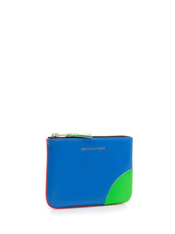 COMME DES GARCONS: portafogli online - Borsa per monete in pelle bicolore