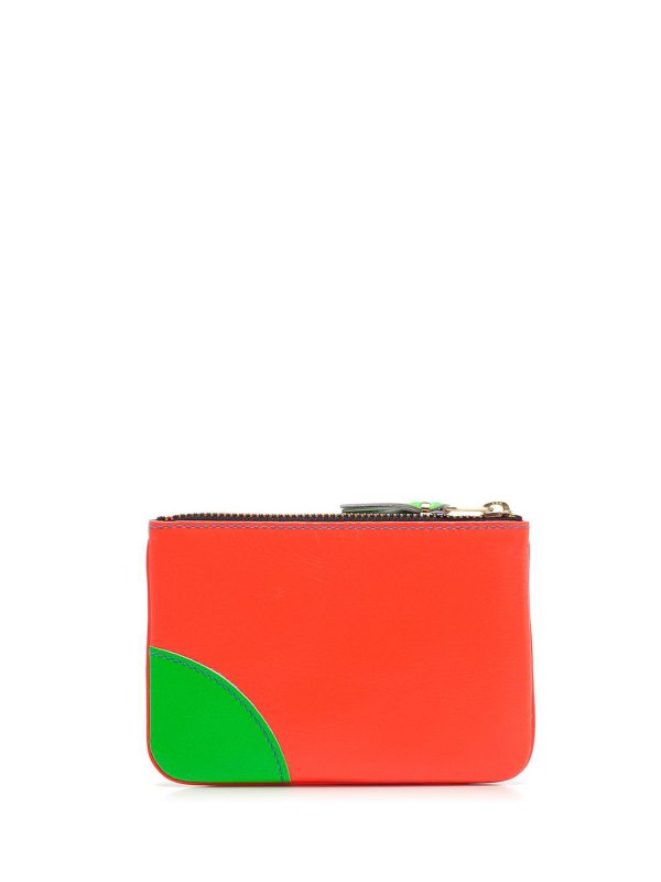 The Best Shops COMME DES GARCONS: portafogli - Borsa per monete in pelle bicolore